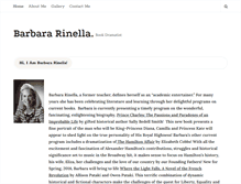 Tablet Screenshot of barbararinella.com